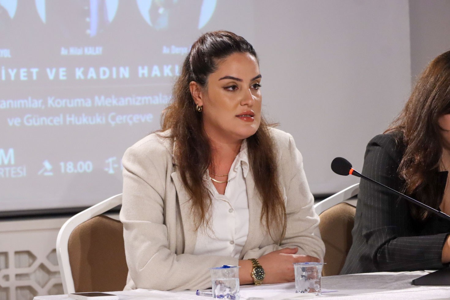 Panelde söz alan konuşmacı